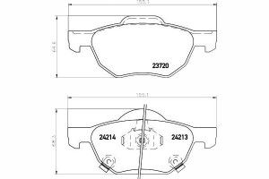 Klocki Hamulcowe Honda Przód Accord 03- Textar