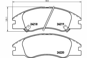 Klocki Hamulcowe Kia Przód Cerato 04- Textar