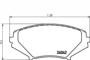 Klocki Hamulcowe Mazda Przód Rx8 03- Textar