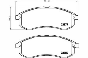 Klocki Hamulcowe Mitsubishi Przód L200 96-07 Texta