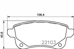 Klocki Hamulcowe Renault Tył Grand Scenic 13- Text