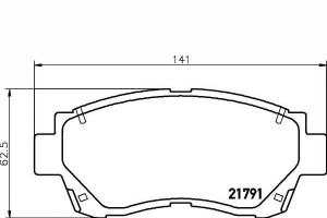 Klocki Hamulcowe Toyota Przód Camry Celica Textar
