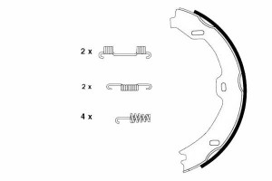 Szczęki Hamulcowe Mercedes W211 W221 R230 02-13 Te