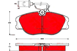 Klocki Hamulcowe Alfa Romeo 164 Fiat Croma Tipo La