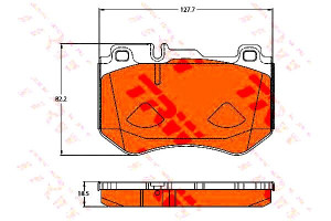 Klocki Hamulcowe Mercedes Przód W205 S205 C205 13-