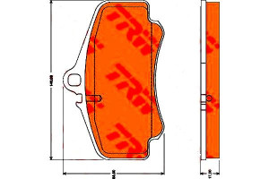 Klocki Hamulcowe Porsche Przód 911 3,6 Gt3 99-05 T