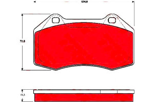 Klocki Hamulcowe Renault Przód Megane 04- 2,0 Spor