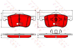 Klocki Hamulcowe Volvo Przód S60 S80 V70 Xc70 98-1