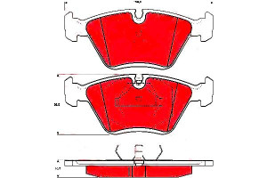 Klocki Hamulcowe Vw Przód A80 100 Ate Trw