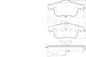 Klocki Hamulcowe Alfa Romeo 159 05- A.b.s.