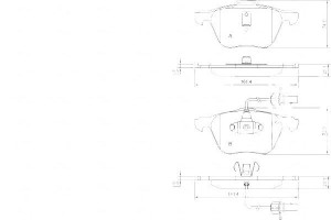 Klocki Hamulcowe Vw T4 98- Z Czuj. Koła 16 A.b.s.