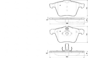 Klocki Hamulcowe Ford S-max 2.5st 06- A.b.s.