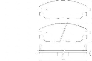 Klocki Hamulcowe Kia Sorento 02- A.b.s.
