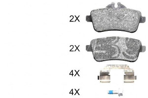 Klocki Hamulcowe Mercedes W166 Ml-klasa 11- Tył A.