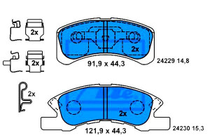 Klocki Hamulcowe Daihatsu Cuore Vi Cuore Vii Trevi