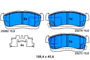 Klocki Hamulcowe Daihatsu Cuore Vi Cuore Vii Sirio