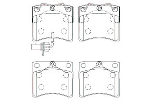 Klocki Hamulcowe Vw Przód T4 15 Breck