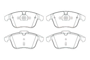 Klocki Hamulcowe Ford Przód Mondeo Galaxy V70 S80