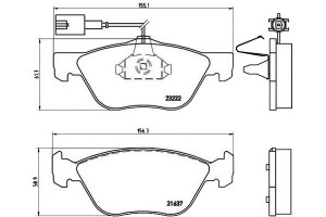 Klocki Hamulcowe Alfa Romeo 166 2.0-2.4jtd 98-07 B