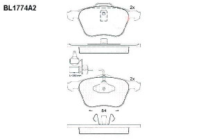 Klocki Hamulcowe Ford Galaxy Seat Alhambra Vw Shar