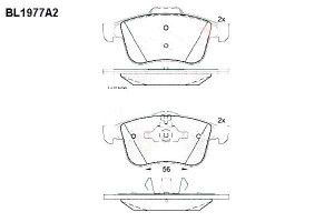 Klocki Hamulcowe Alfa Romeo 159 Brera Spider 20.5m