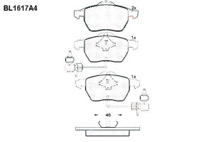 Klocki Hamulcowe Audi A4 A6 Seat Exeo Skoda Superb