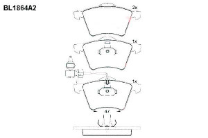 Klocki Hamulcowe Ford Galaxy Seat Alhambra Vw Shar