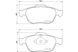 Klocki Hamulcowe Hella Pagid 410607613r 7701206599
