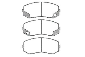 Klocki Hamulcowe Toyota Aygo 1.0/1.4d 07.05-05.14