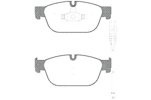 Klocki Hamulcowe Citroen C5 Iii C6 Ds4 Ds5 Peugeot