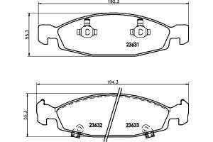 Klocki Hamulcowe Mintex 5018592aa 0 3879 Act79