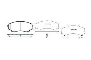 Klocki Hamulcowe Mazda Mpv Ii (lw) 2.0 07 02 3.0 V