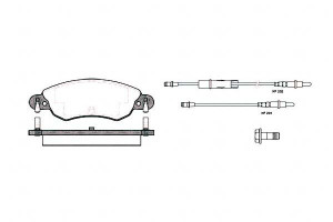 Klocki Hamulcowe Citroen C5 17.5mm Wva23276 Ze Sru