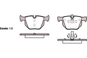 Klocki Hamulcowe Bmw 3 E90 E91 X1 E84 17.3mm Wva23