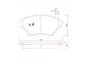 Klocki Hamulcowe Mazda Mx5 00-05 Przód Zimmermann