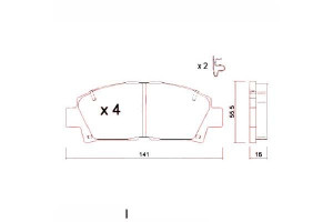 Klocki Hamulcowe Toyota Avensis 00-01 Zimmermann