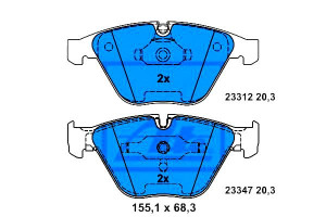 Klocki Hamulcowe Bmw Przód 1 3 Coupe 3,0-4,4 07-13