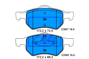 Klocki Hamulcowe Chrysler Przód Voyager 2,4-3,8 00