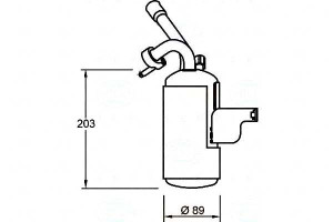 Osuszacz Klimatyzacji Ford Transit Connect 02- Beh