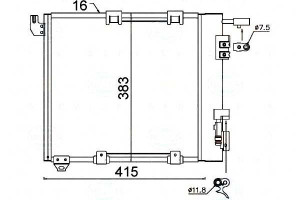 Skraplacz Klimatyzacji Opel 1,7cdti Dti Astra 98-
