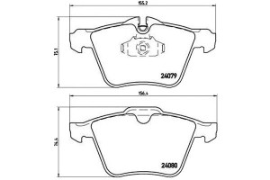 Klocki Hamulcowe Jaguar Xf 08- Przód Brembo