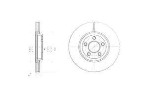 Tarcze Hamulcowe 2szt Chrysler Pt Cruiser 1.6-2.4