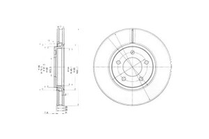 Tarcze Hamulcowe 2szt Chrysler Voyager Iii Voyager