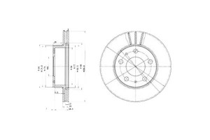 Tarcze Hamulcowe 2szt Citroen Jumper Fiat Ducato P