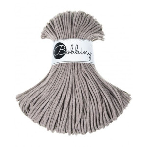 Sznurek pleciony bawełniany Bobbiny 3mm Perła
