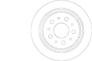 Tarcze Hamulcowe 2szt Volvo S70 V70 97-00 A.b.s.