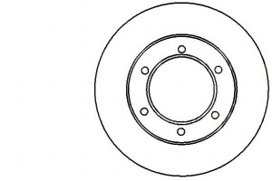 Tarcze Hamulcowe 2szt Mitsubishi Canter 86- Przód