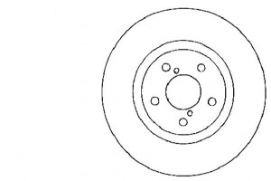 Tarcze Hamulcowe 2szt Subaru Legacy 05- A.b.s.