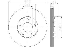 Tarcze Hamulcowe Mintex 4b615601 4b3615601