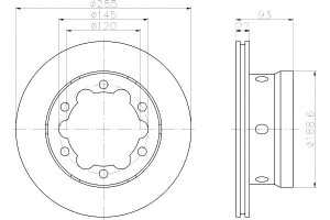 Tarcze Hamulcowe Mintex 2d0615601b 9044230212 A 90